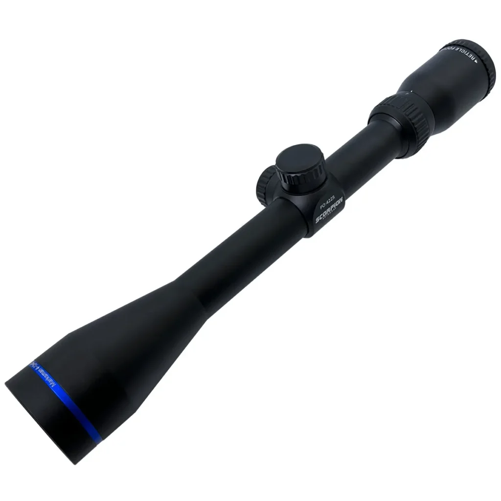 Scorpion Optics Marksman 135-BMK 4–12×40 Rifle Scope Duplex Reticle 1" Tube at Range Arts
