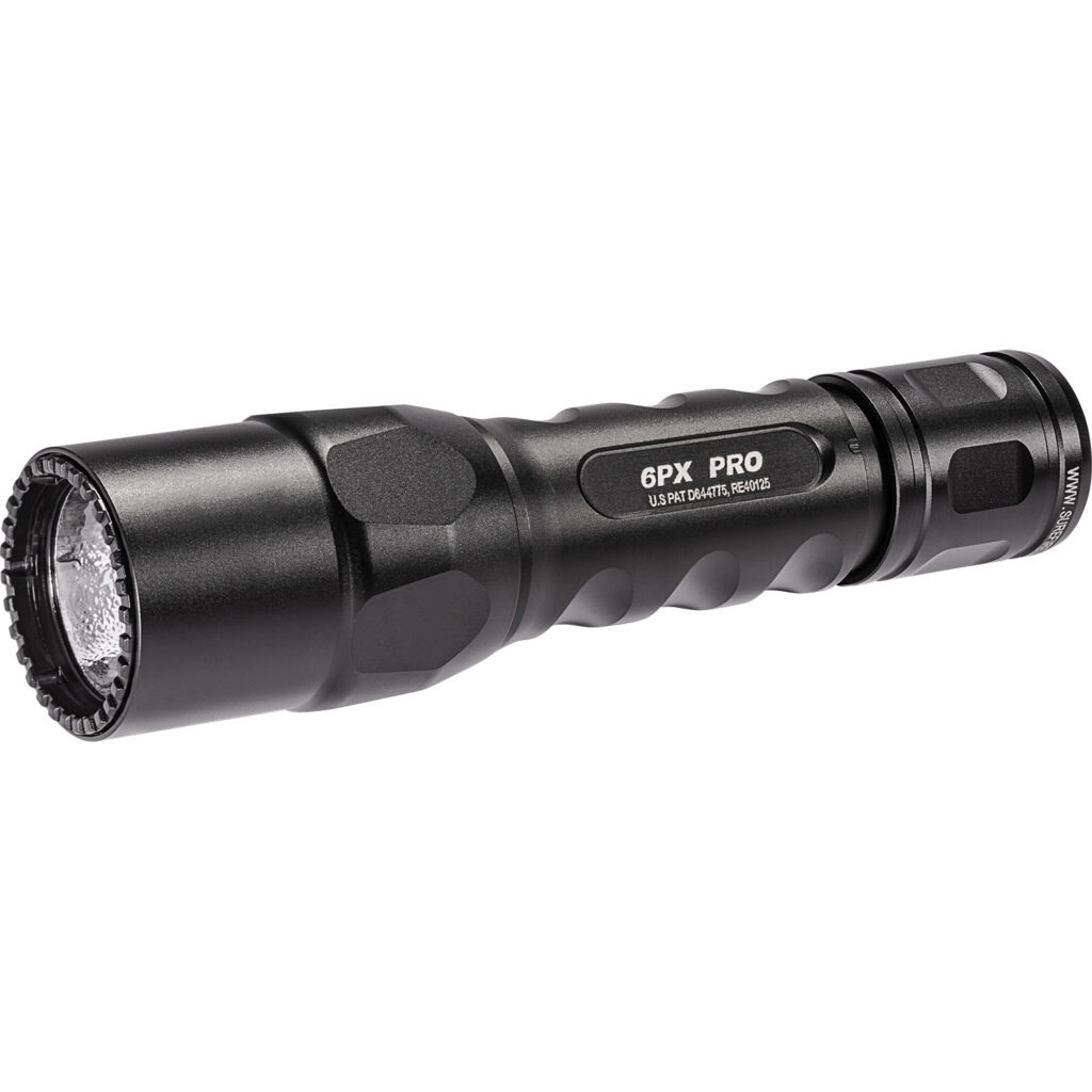 SureFire 6PX Pro Dual-Output LED Flashlight Black 600 Lumens at Range Arts