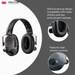Peltor Tactical 6-S Slim Line Electronic Earmuffs - Image 2