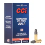 CCI Standard Velocity .22LR 40gr Ammo 50RD