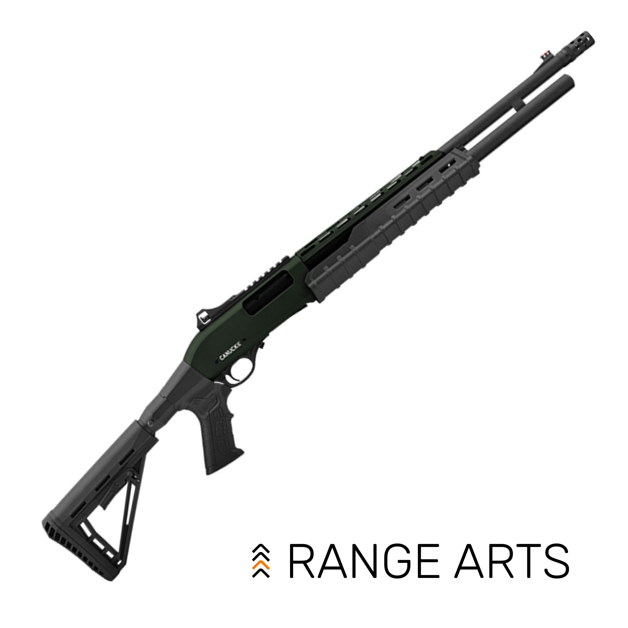 Canuck Sentry 12GA Pump-Action Shotgun in Olive Drab Green at Range Arts
