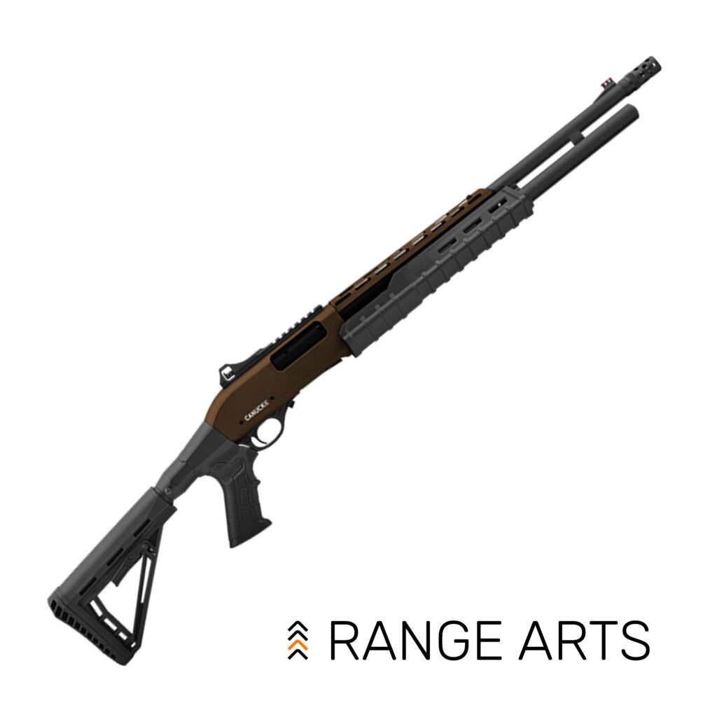 Canuck Sentry 12GA Pump-Action Shotgun in Bronze Finish at Range Arts