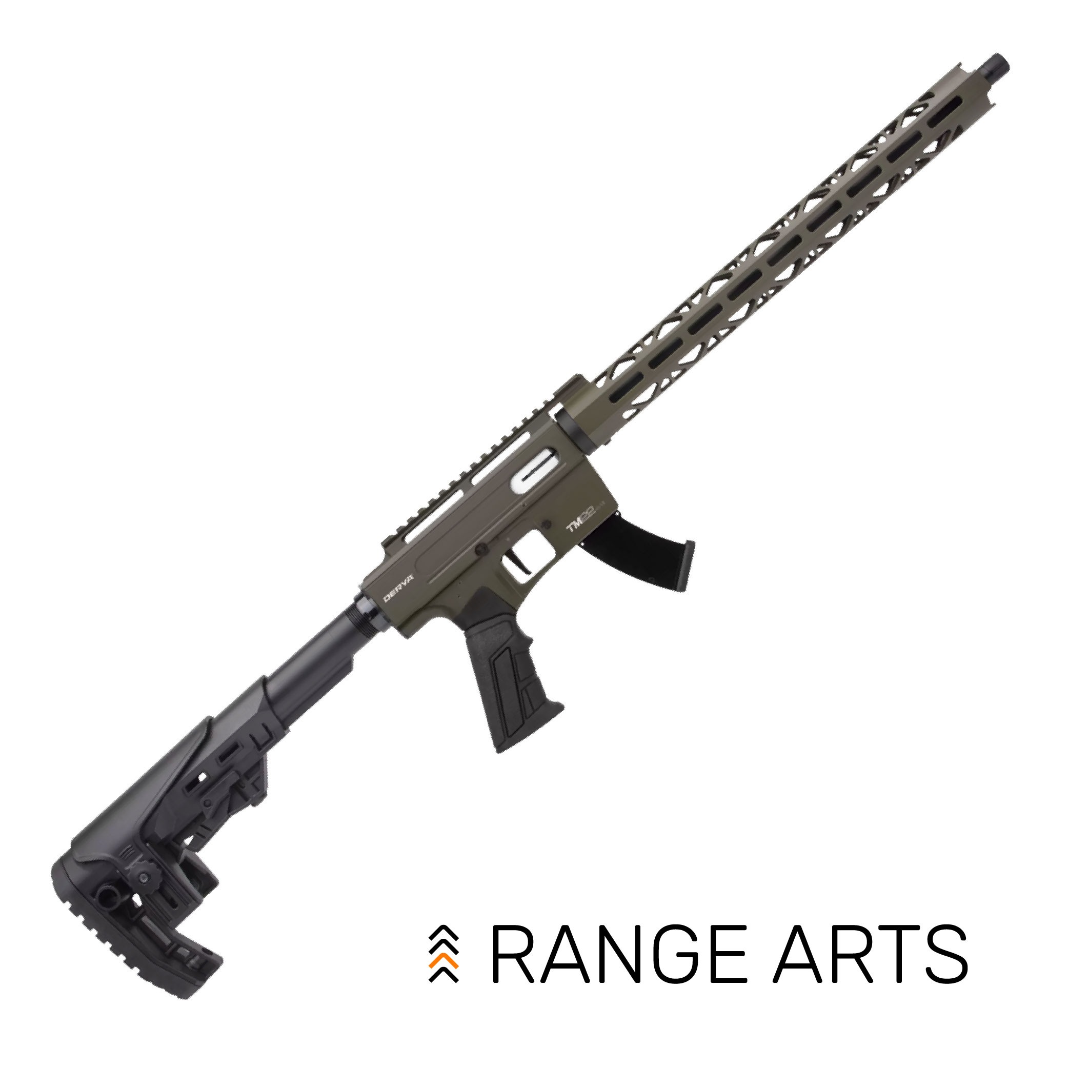 Derya TM22 .22LR Semi-Auto Rifle in Olive Drab Finish at Range Arts