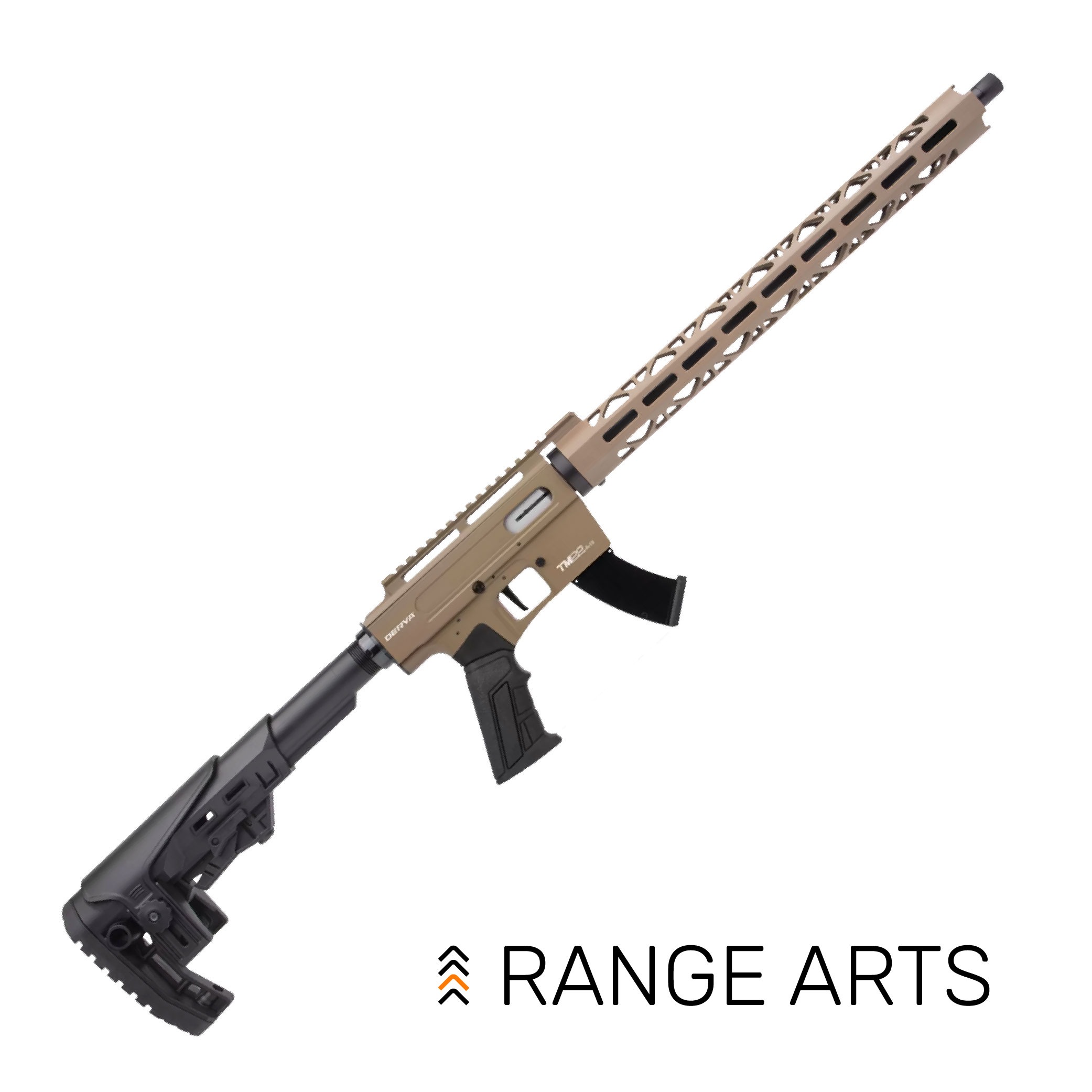 Derya TM22 .22LR Semi-Auto Rifle in Tan Finish at Range Arts