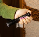 SureFire E2D Defender 1,000-lumen dual-output tactical LED flashlight with crenellated bezel at Range Arts