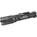 SureFire E2D Defender 1,000-lumen dual-output tactical LED flashlight with crenellated bezel at Range Arts