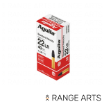 Aguila .22LR Standard Velocity 40 grain rimfire ammunition 50 round box for target shooting and training at Range Arts