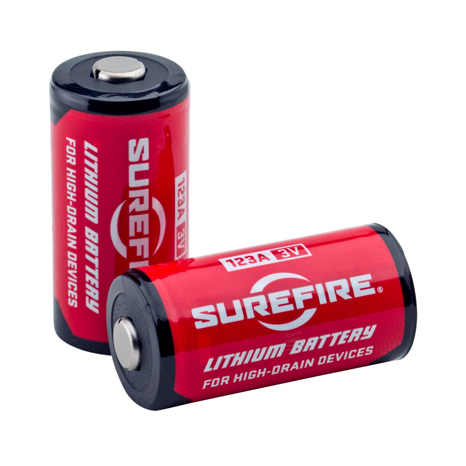 SureFire 123A 3V Lithium Batteries High-Performance Power Cells for Tactical Lights at Range Arts