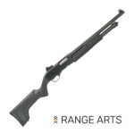 Stevens 320 Security 12GA 18.5" pump shotgun — synthetic stock with pistol grip and ghost-ring sights at Range Arts.