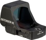 Vortex Defender-XL 5 MOA Red Dot Sight – full-size enclosed emitter optic with bright red reticle and rugged 7075 aluminum housing at Range Arts.