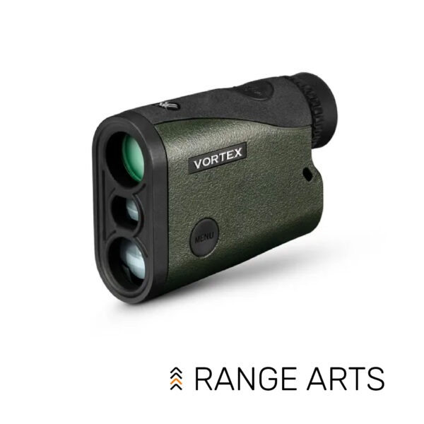 Vortex Crossfire HD 1400 Laser Rangefinder – compact 1,400-yard rangefinder with HD optics and angle-compensated modes at Range Arts.