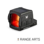 Vortex Defender-ST 3 MOA Solar Enclosed Red Dot Sight – compact RMSc-footprint optic with solar assist, motion activation, and 7075 aluminum housing at Range Arts.