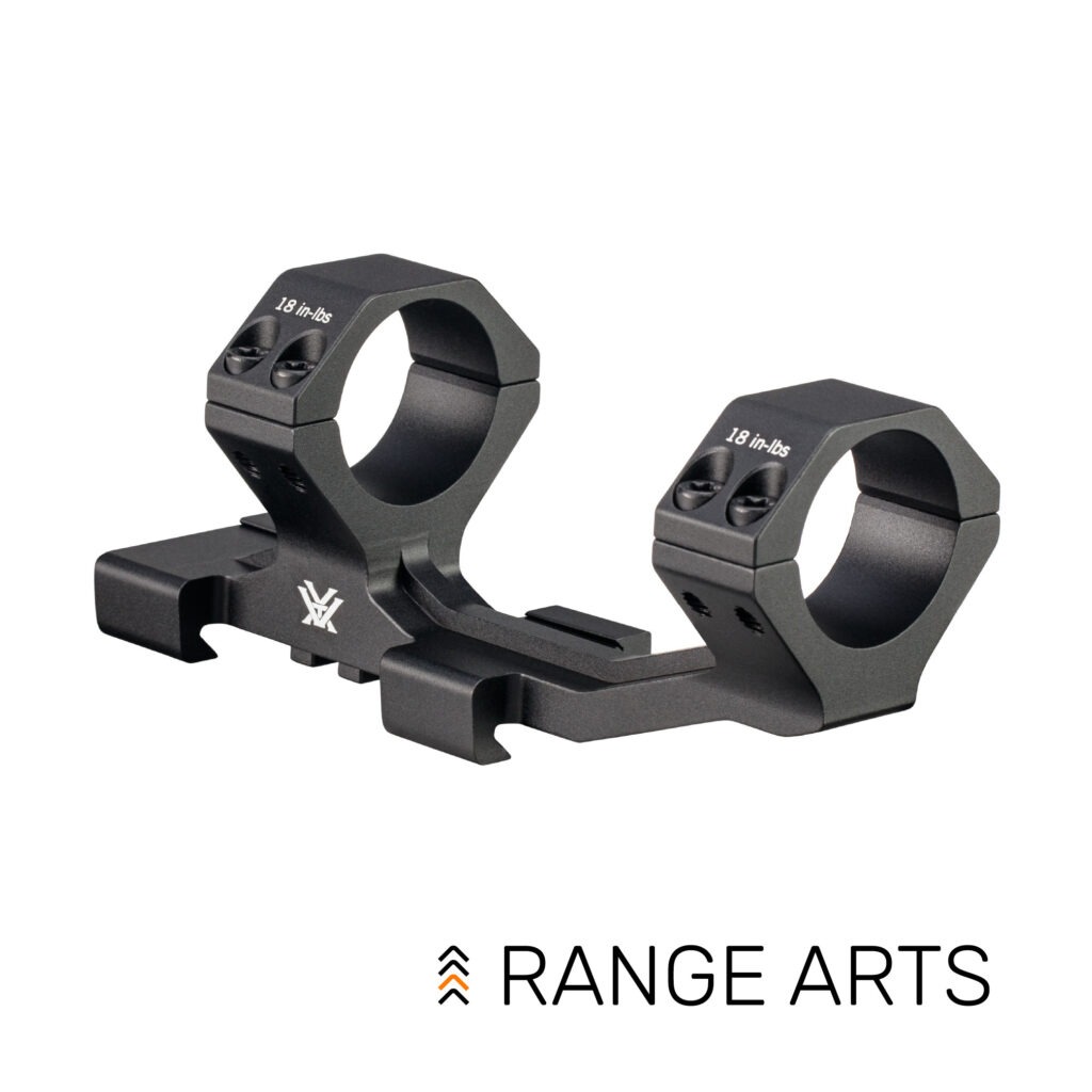 Vortex Sport Cantilever 30mm Mount 1.5" – lightweight aluminum one-piece mount with 2" forward offset for AR-style rifles at Range Arts.