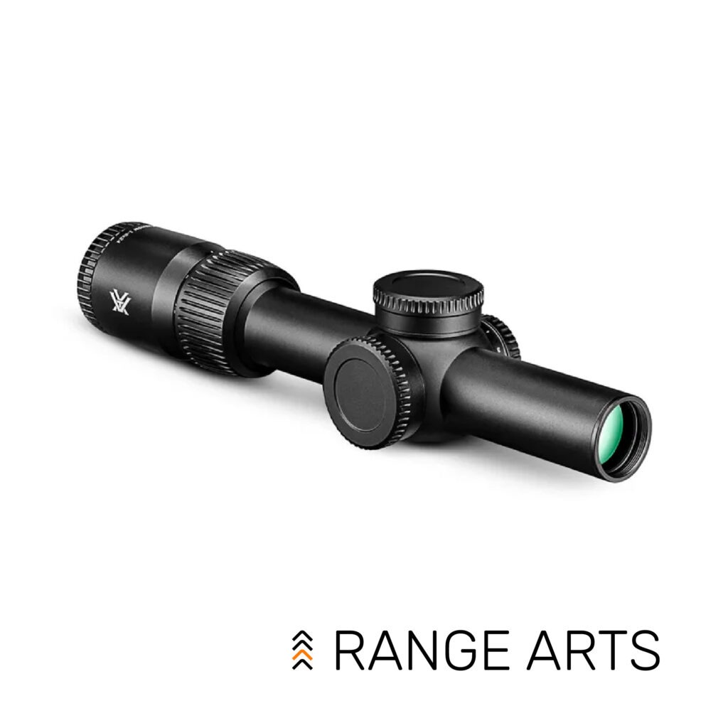 Vortex Venom 1–6x24 SFP Riflescope with AR-BDC3 reticle – illuminated low-power variable optic for AR platforms and competition use at Range Arts.