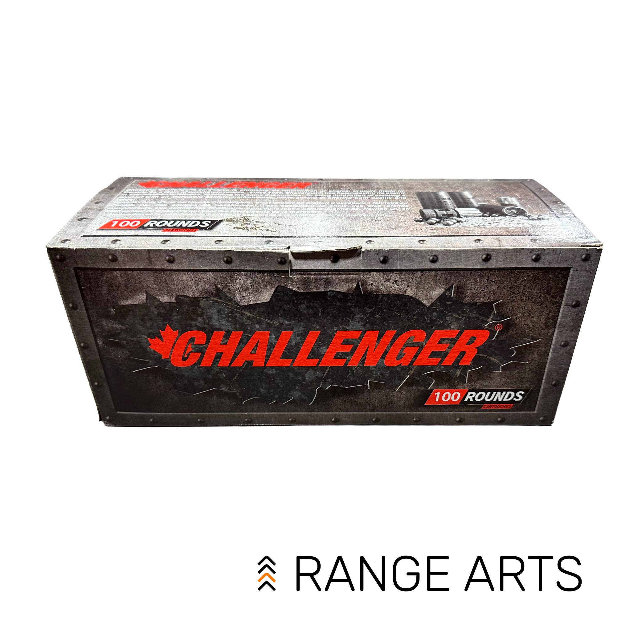 Challenger 12GA 2¾" 1oz Target Slug — box of 100, smoothbore-compatible slug ammunition for practice and training.