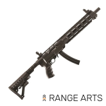 Archangel® 556 AR-15® Style Conversion Stock for the Ruger® 10/22® with Extended Length Monolithic Rail Forend - Black Polymer - Image 2