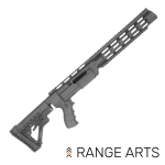 Archangel® 556 AR-15® Style Conversion Stock for the Ruger® 10/22® with Extended Length Monolithic Rail Forend - Black Polymer