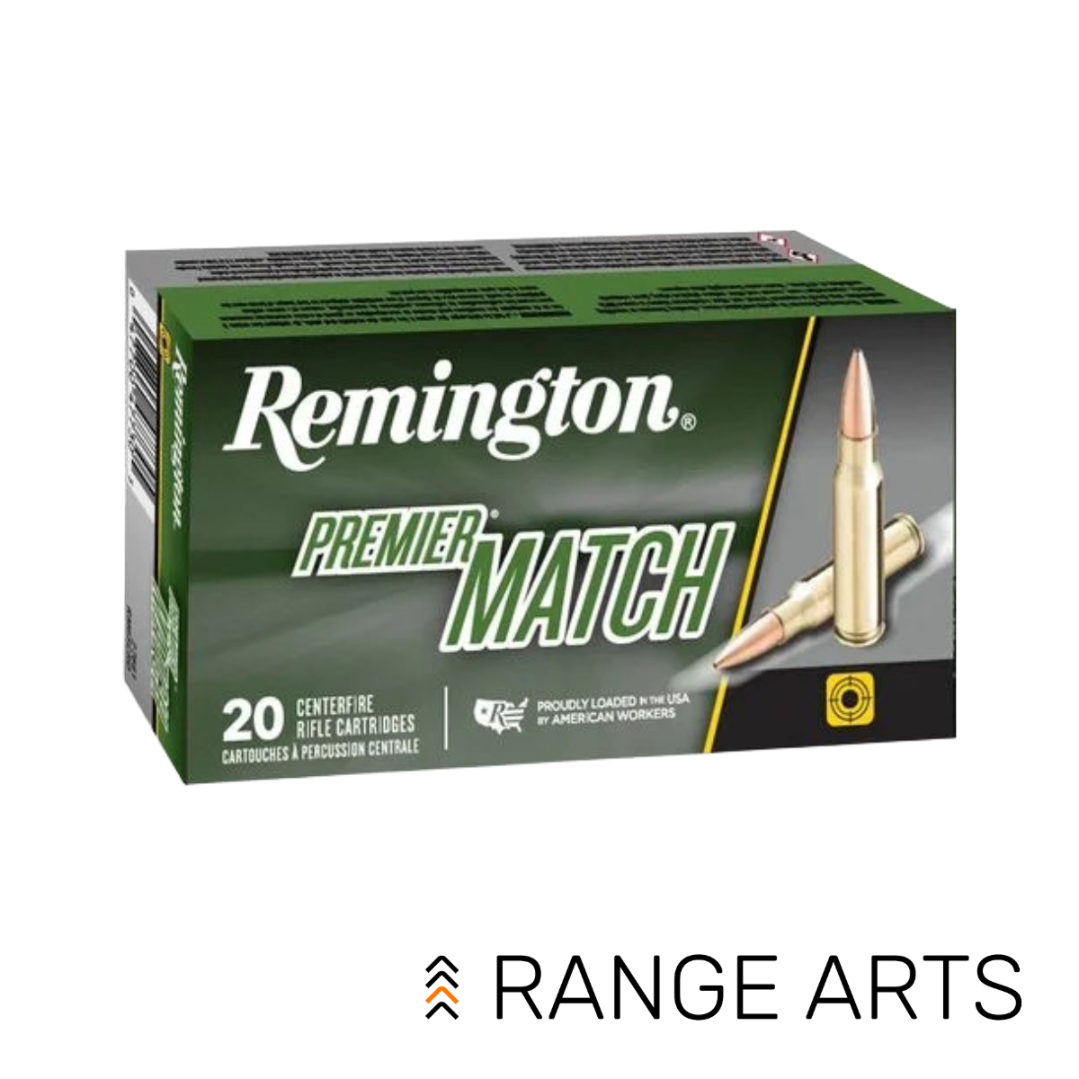 Remington Premier Match 6.5 Creedmoor 140 grain Barnes OTM precision rifle ammunition 20 round box at Range Arts