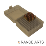 MTM FlipTop Small Rifle Ammo Case, Clear Smoke – 100Rd - Image 2