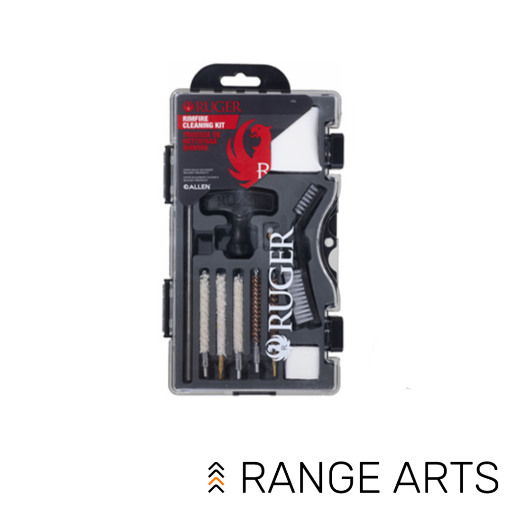 Ruger Rimfire Cleaning Kit with portable toolbox case and .22 calibre firearm cleaning accessories at Range Arts