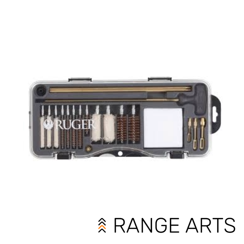 Ruger Rifle and Shotgun Cleaning Kit with molded toolbox case and multi-calibre firearm cleaning accessories at Range Arts