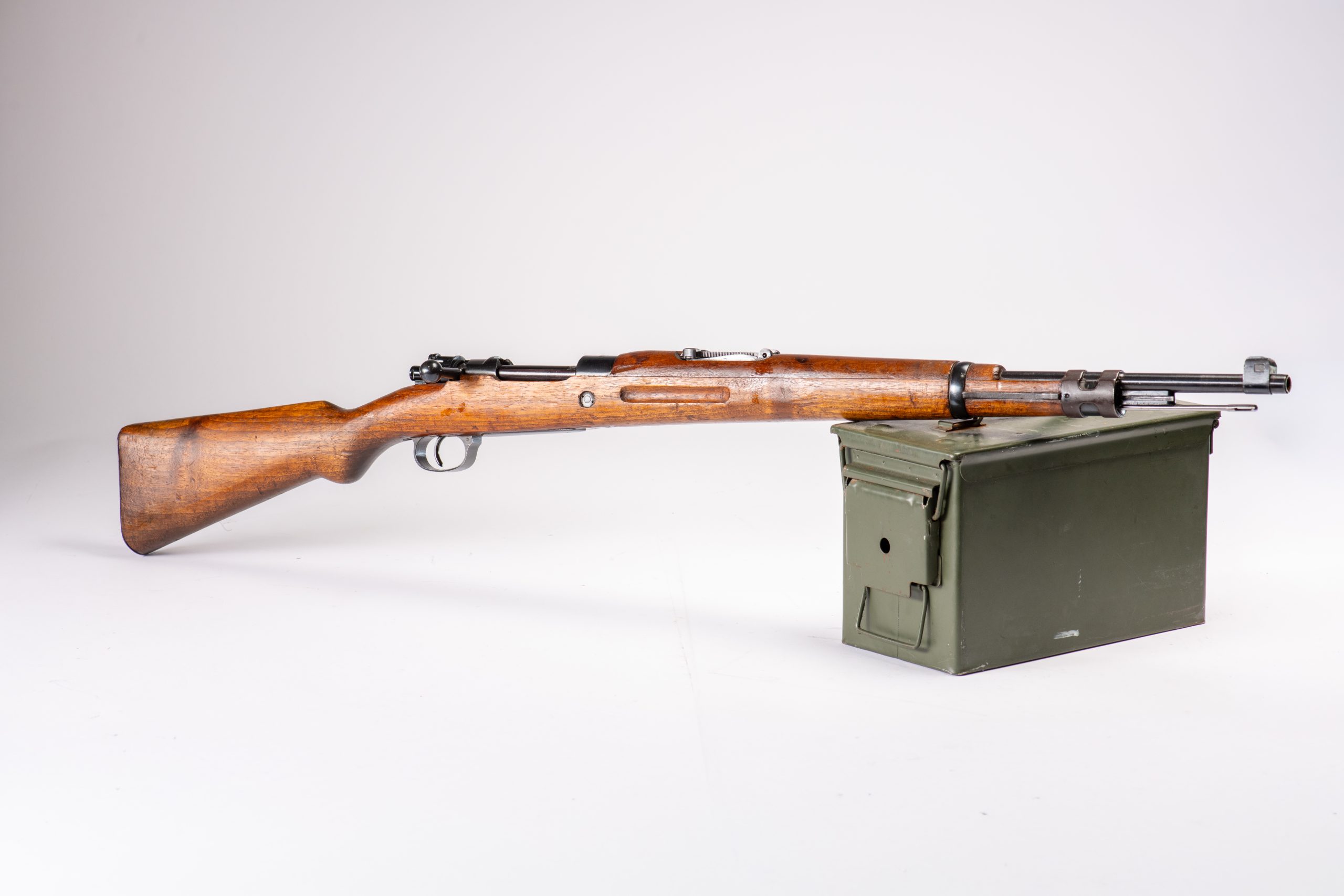 Spanish Mauser KAR98 M44 military surplus bolt action rifle in 8mm Mauser at Range Arts