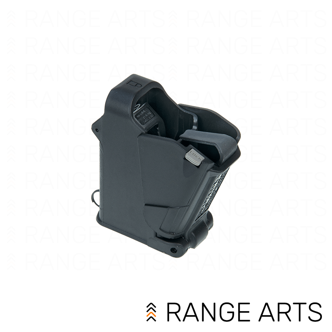Maglula UpLULA universal pistol magazine loader and unloader for 9mm to 45 ACP magazines at Range Arts