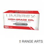 Umarex 12 gram CO2 cylinders 50 pack for airguns and airsoft guns at Range Arts