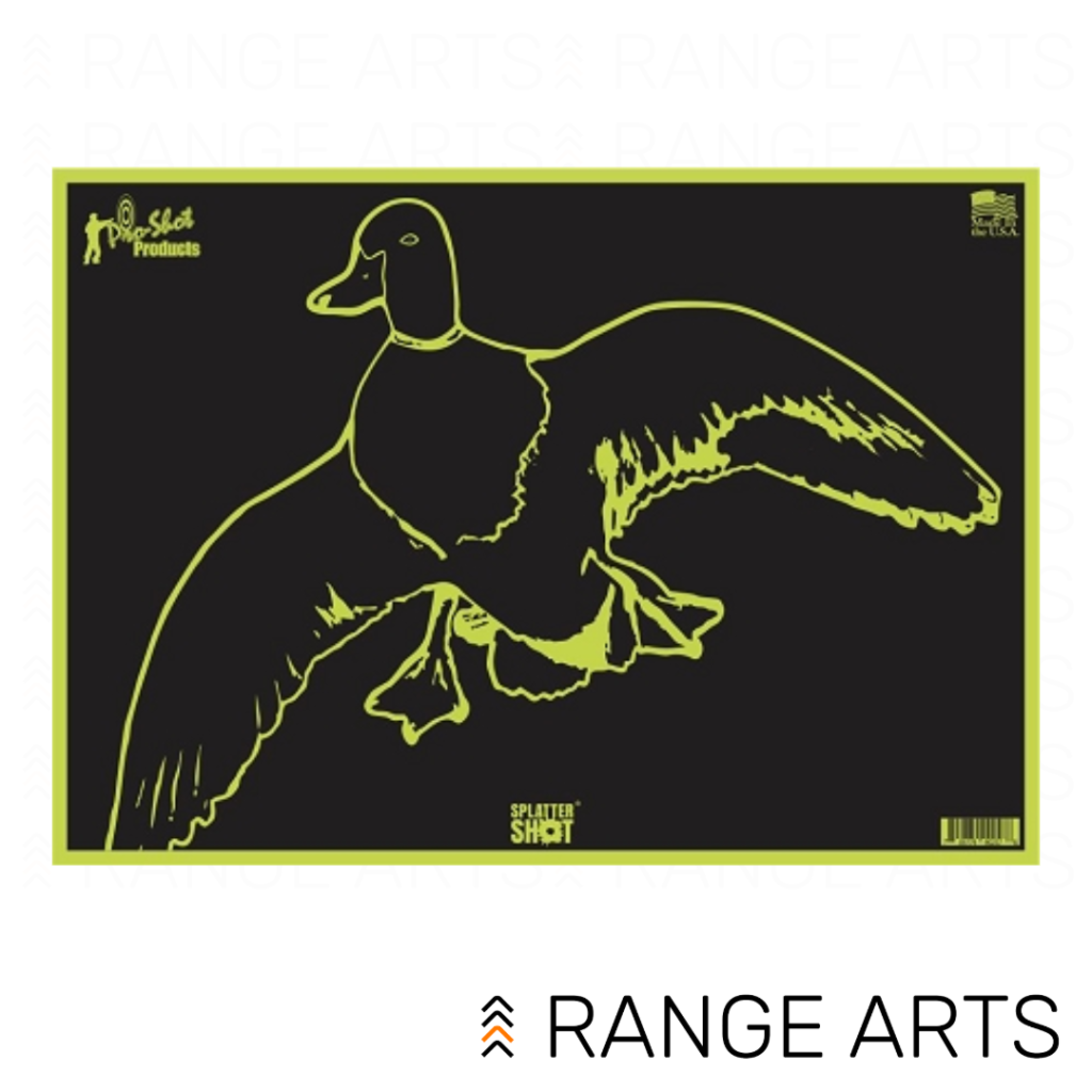 Pro-Shot Duck Pre-Hunt SplatterShot 12 x 18 inch heavy tag paper shotgun targets in an 8-pack
