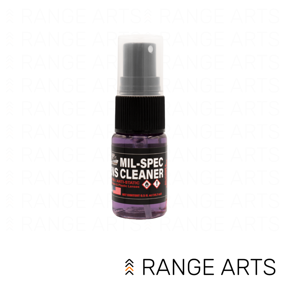 RAWebProductPIC 3-33 Pro-Shot Mil-Spec Lens Cleaner 1/2 oz for rifle scopes, binoculars, and precision optics at Range Arts