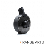 Canuck Recon 2 and Recon 3 12 gauge 30-round drum magazine in black for sale at Range Arts