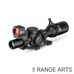 Vortex Venom 1-6x24 riflescope bundle with enclosed micro red dot, cantilever mount, and 12 o’clock red dot mount