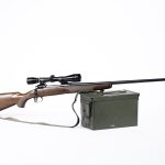 Used Savage Model 111 7mm Remington Magnum bolt-action hunting rifle with classic Leupold 3-9x scope in excellent condition