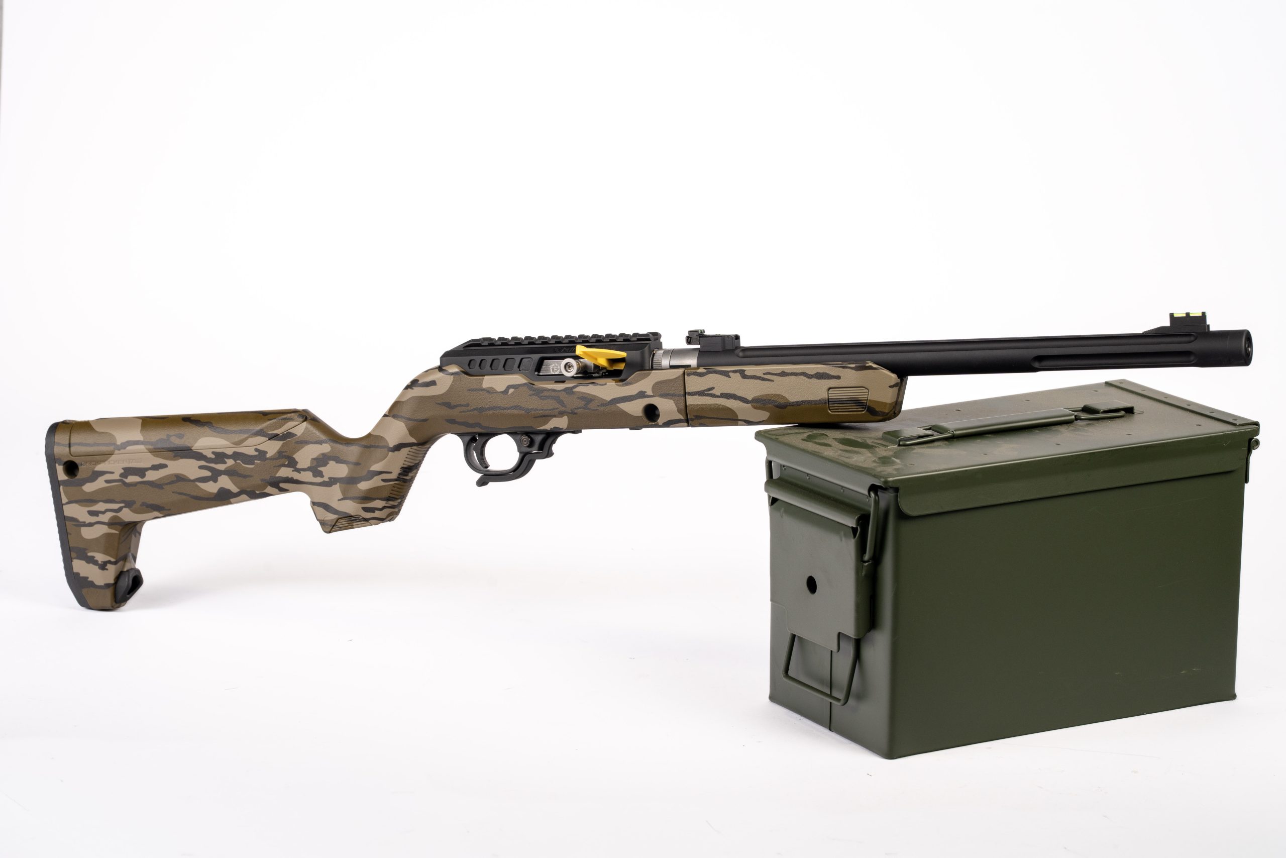 DSC02349 Tactical Solutions X-Ring VR Takedown Rifle Gen 2, Mossy Oak Bottomland (Magpul), 22lr, 16.5" - Image 1