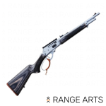 Canuck Wrangler Trapper .45-70 Government lever-action rifle with 16.5-inch threaded barrel and hardwood stock at Range Arts
