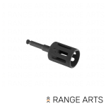 CGG Benelli M4 Slotted Charging Handle black enlarged replacement charging handle for Benelli M4 shotgun